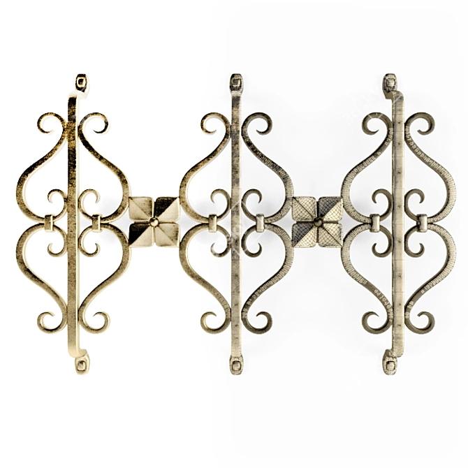 Decorative Grille 3D model image 2