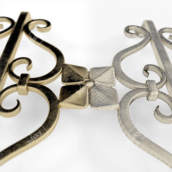 Decorative Grille 3D model image 3