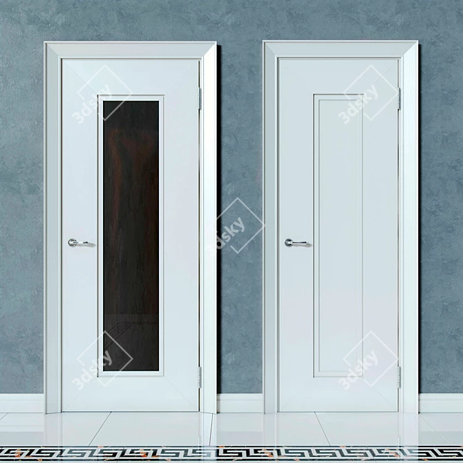 Giovanni Doors: Durable, Stylish, Secure 3D model image 1