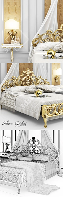 Silvano Grifoni Art 2321 Bedroom Set: Timeless Elegance for Your Dream Space 3D model image 3