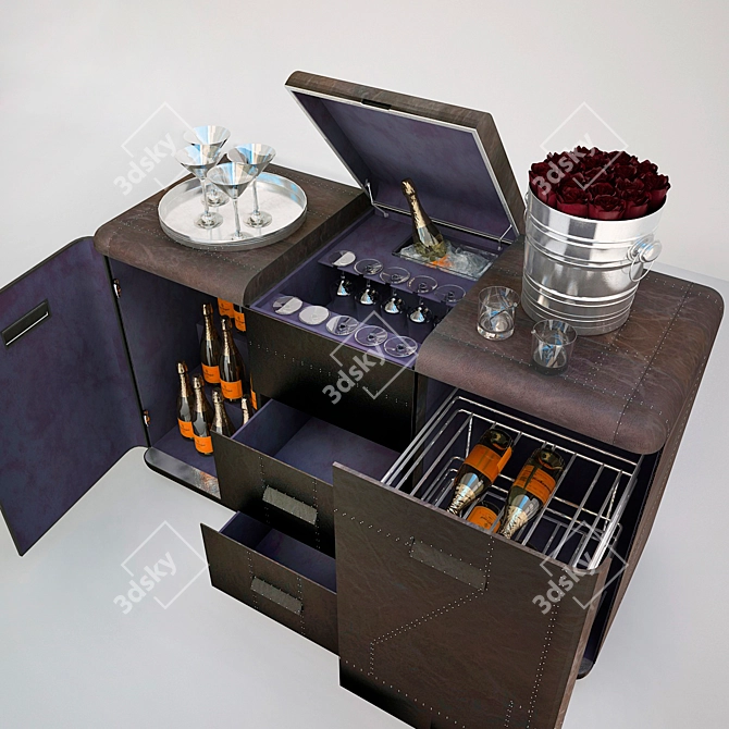 Hudson Bar: Timeless Elegance 3D model image 1