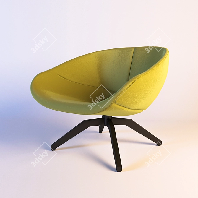 Leather Charm Thermo Chair 3D model image 1