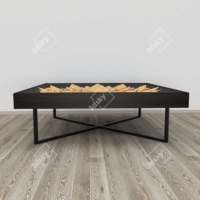 Lotus Coffee Table 3D model image 2