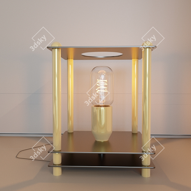 Elegant Ranua Table Lamp 3D model image 1