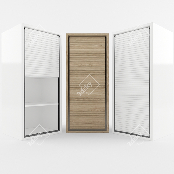 Versatile and Durable Roller Shutter 3D model image 1