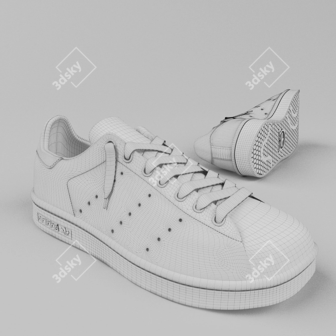 Adidas Stan Smith: Iconic Classic 3D model image 2