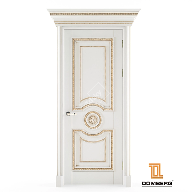 Domberg Golden Thread Door 3D model image 1