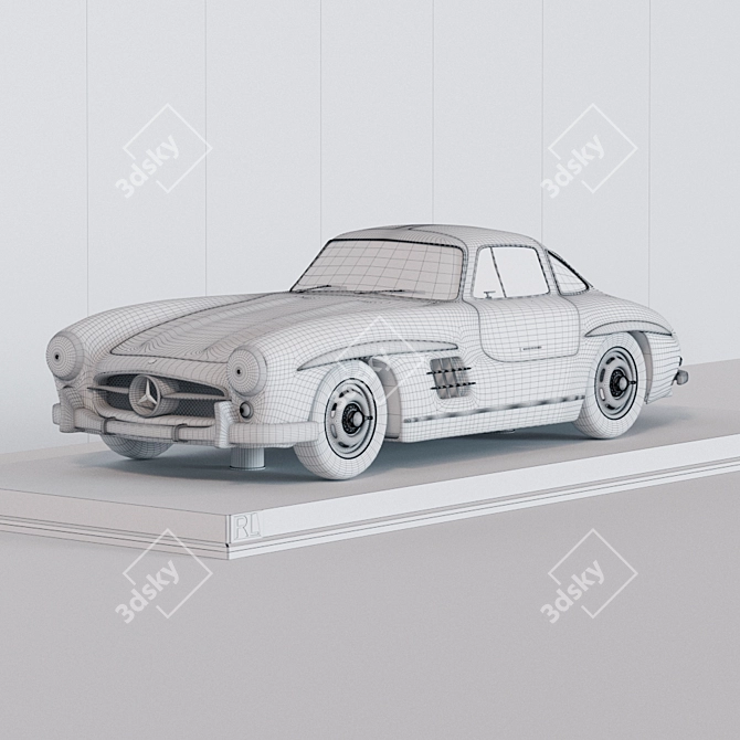 Ralph Lauren Home - Mercedes Benz 300 SL Coupe 1:8 Scale Collectible Model 3D model image 3