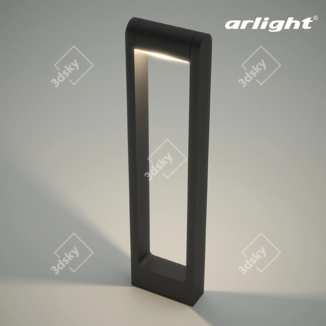 LGD Pathway LED Light: Adjustable Lighting Angle, IP54, 6W 3D model image 1