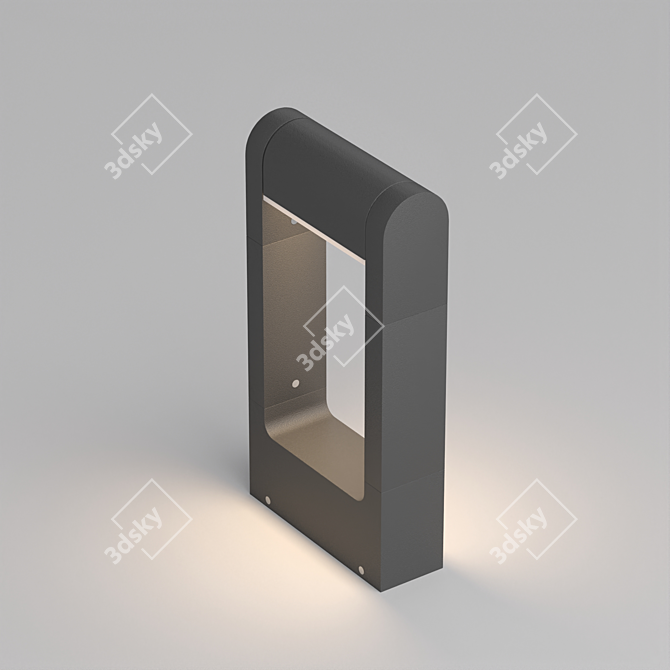 Sleek Pathway LED Frame 3D model image 2