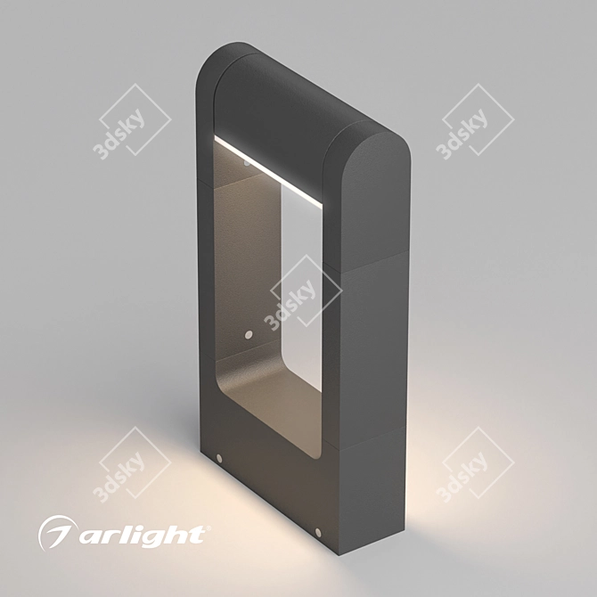 Sleek Pathway LED Frame 3D model image 3