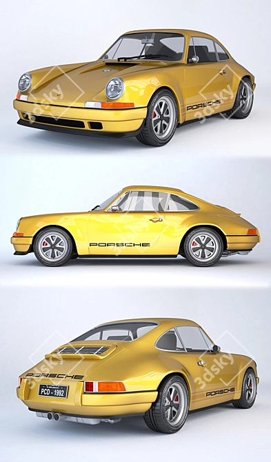 Singer Porsche 911: Ultimate Performance 3D model image 2