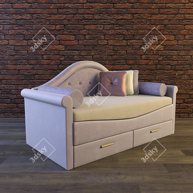 Dream Land Carolina Bed 3D model image 2