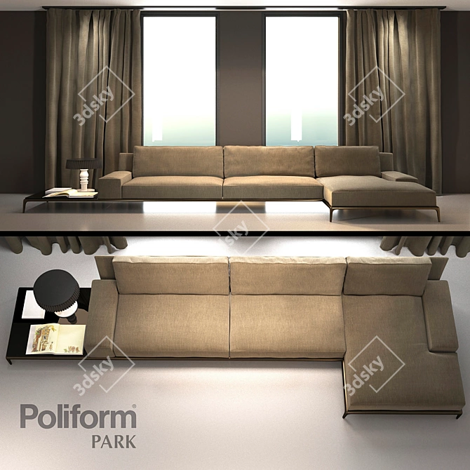 Harmonious Elegance: Poliform Park Set 3D model image 1