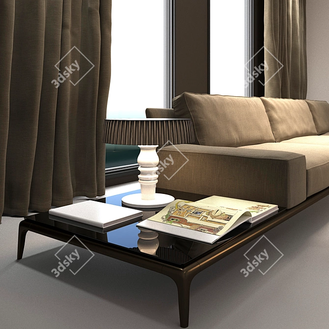 Harmonious Elegance: Poliform Park Set 3D model image 2