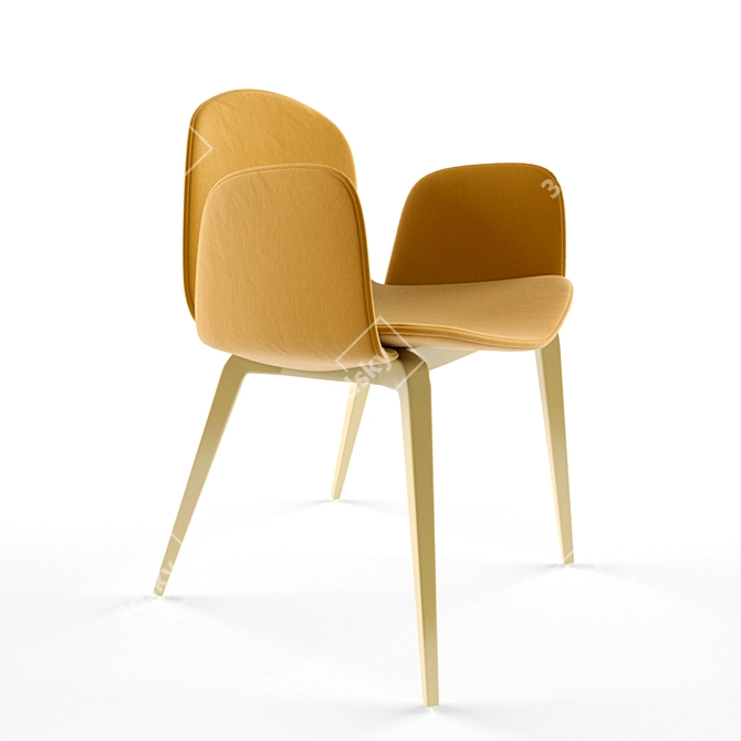 Modern and Spacious Ondarreta Chair 3D model image 2