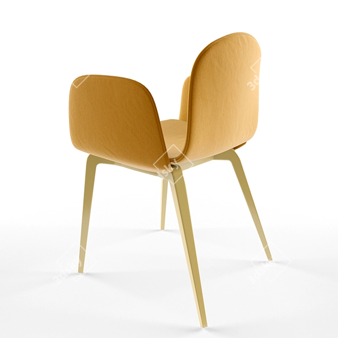 Modern and Spacious Ondarreta Chair 3D model image 3