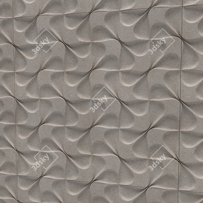 Title: Natural Stone Wall Tile 3D model image 1