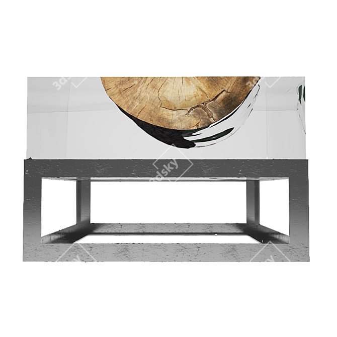 Modern Minimalist Coffee Table 3D model image 3