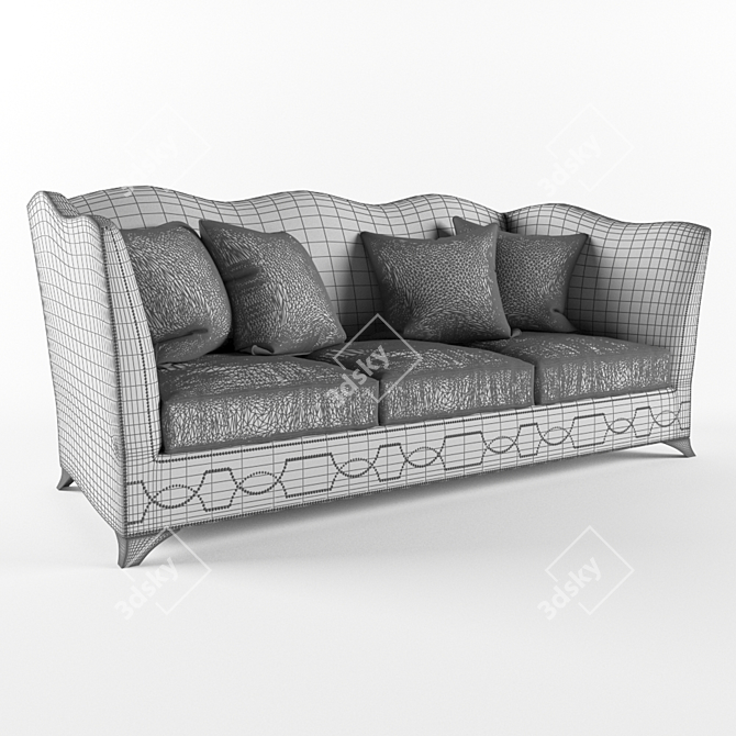 LuxDeco Eaton Sofa 3D model image 3