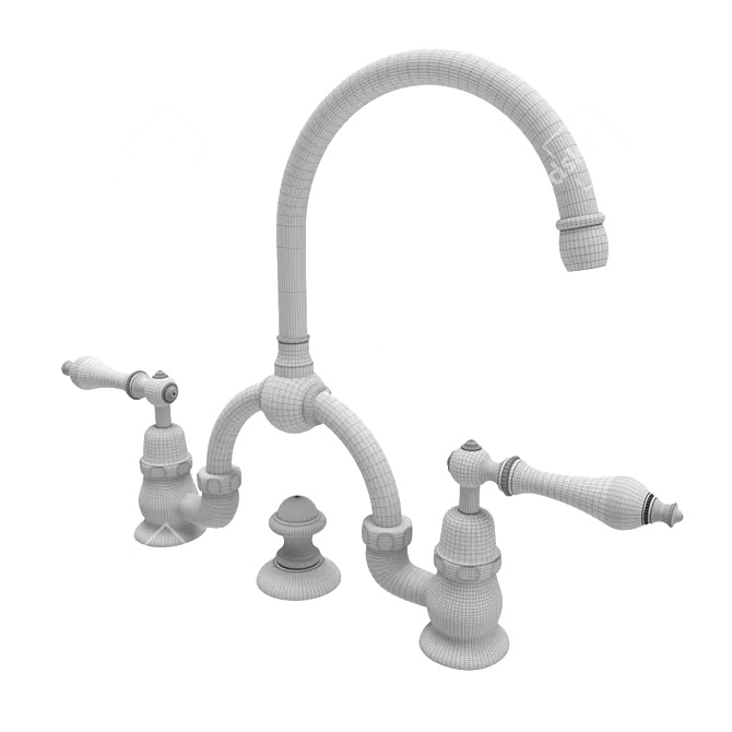 Etoile Gooseneck Arche Faucet 3D model image 3