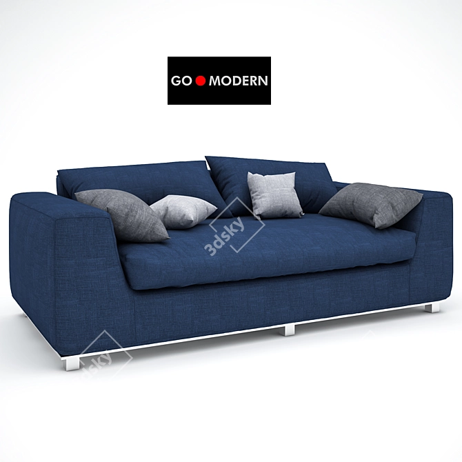 Go Modern High-Quality Sofa 3D model image 1