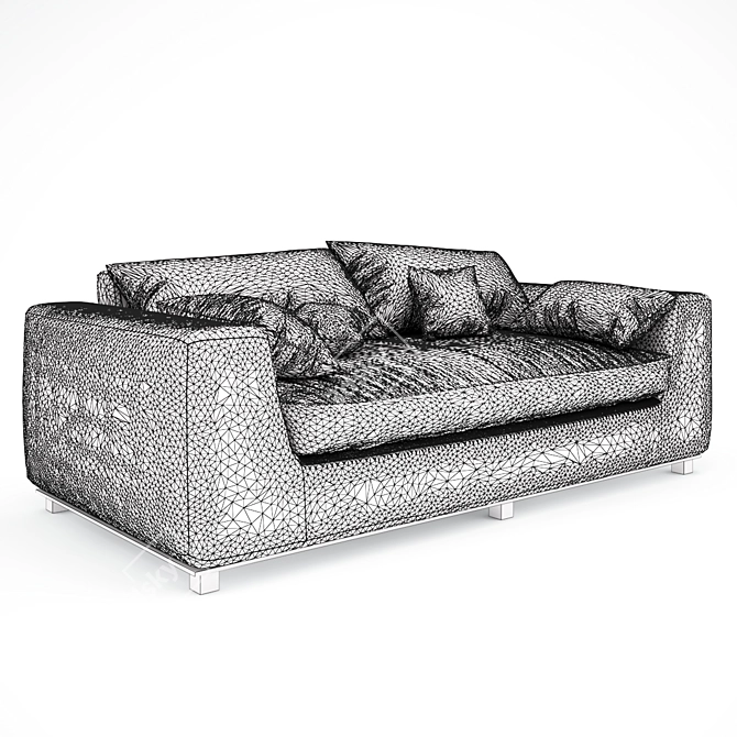 Go Modern High-Quality Sofa 3D model image 3
