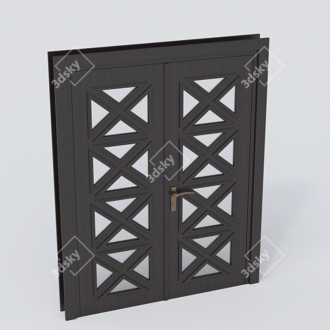 3D Model Door Vray - 220x160cm 3D model image 1