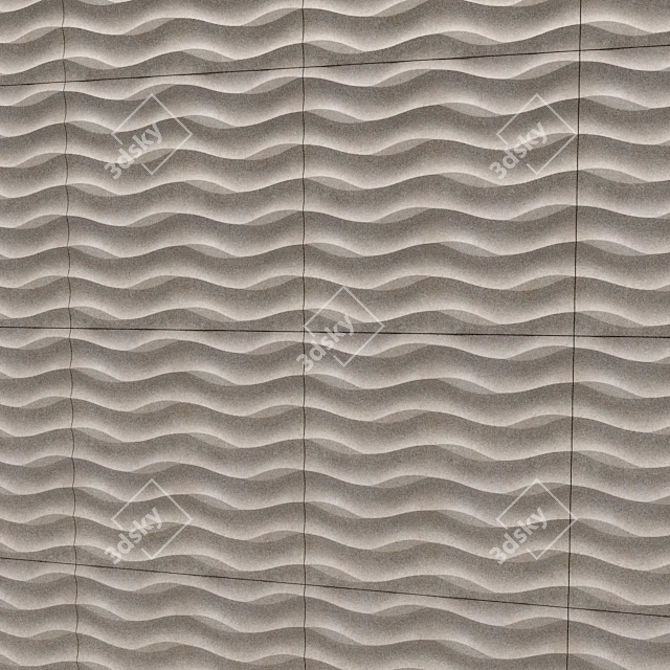 Lembo Natural Stone Wall Tile 3D model image 1