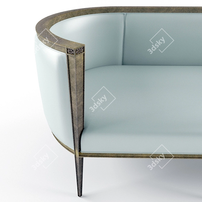 Elegant Classic Sofa: Traditional & Timeless 3D model image 3