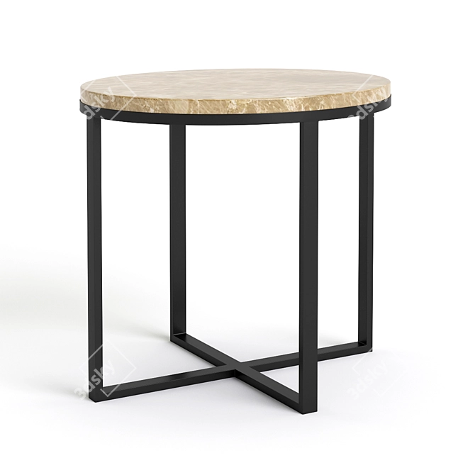 Modern Minimalist Marko Kraus Foy Side Table 3D model image 1