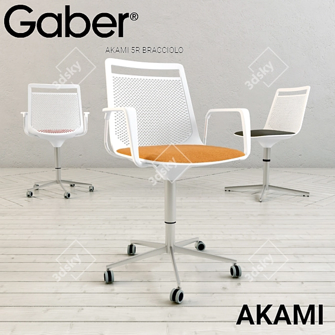 Gaber Bracciolo: Versatile & Stylish Furniture 3D model image 1