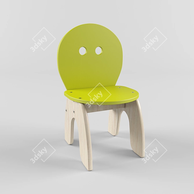 Karapuz Baby Chair: Comfort for Your Little One 3D model image 1