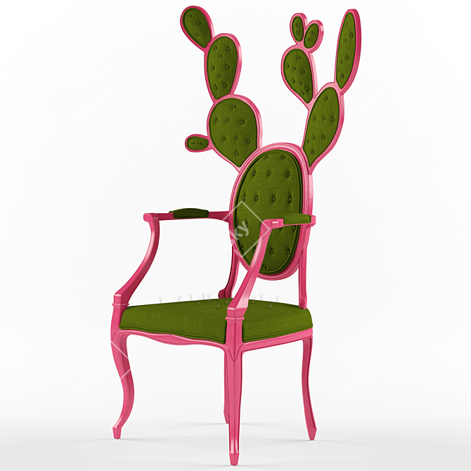 Cactus Chic Chairs 3D model image 3