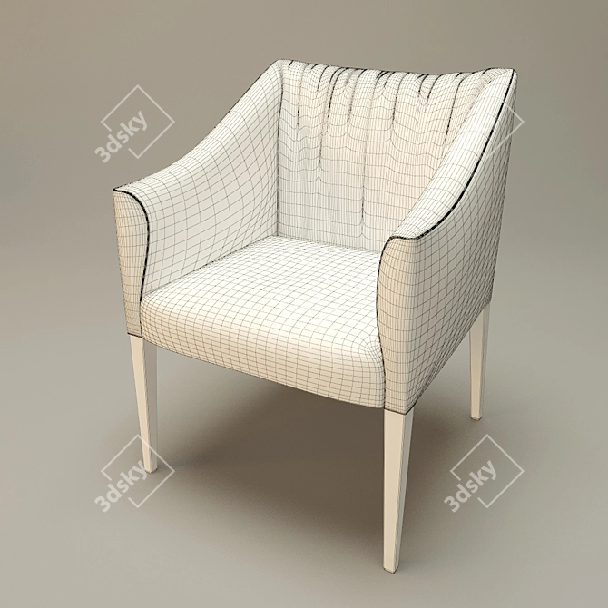 Durlet Marilyn: Luxurious Club Chair 3D model image 2