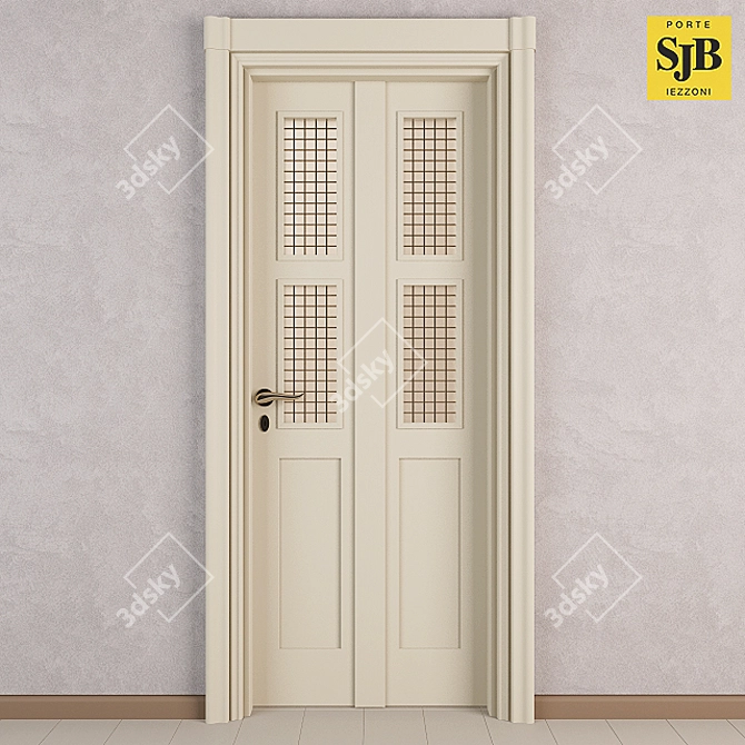 Italian SJB Telemaco Doors: Alicante Collection 3D model image 1