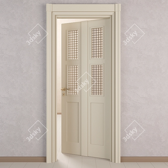 Italian SJB Telemaco Doors: Alicante Collection 3D model image 2