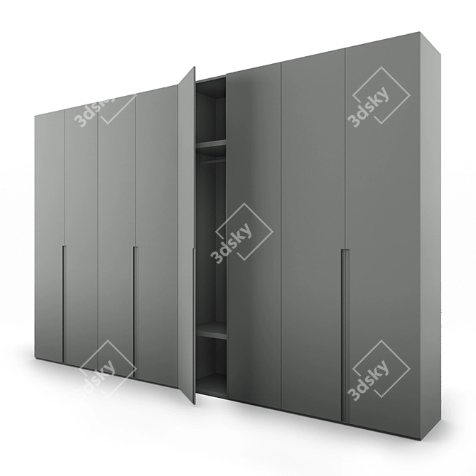 Dual Options Vertical Storage 3D model image 1