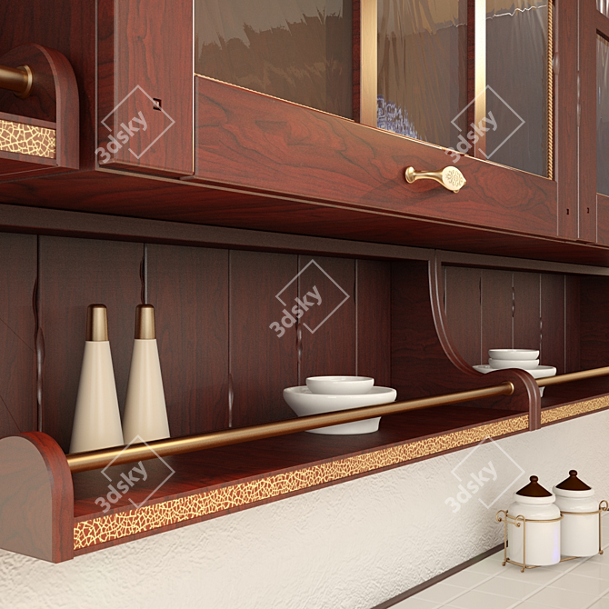 Country Style Kitchen by Verona Mobili 3D model image 2