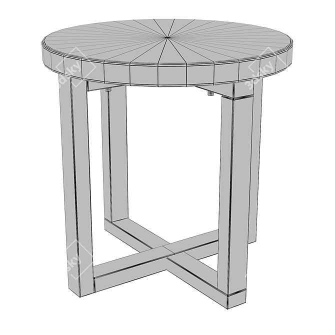 Fiordo Chair Longhi Art.4108 3D model image 3