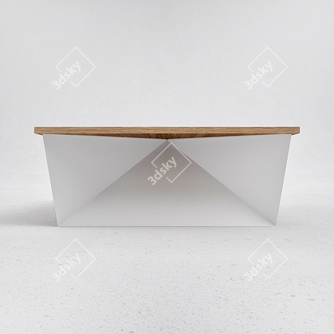 Stylish Q6 Table: Durable Design 3D model image 3