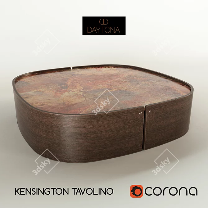 Kensington Coffee Table: Modern Design, Multifunctional 3D model image 1