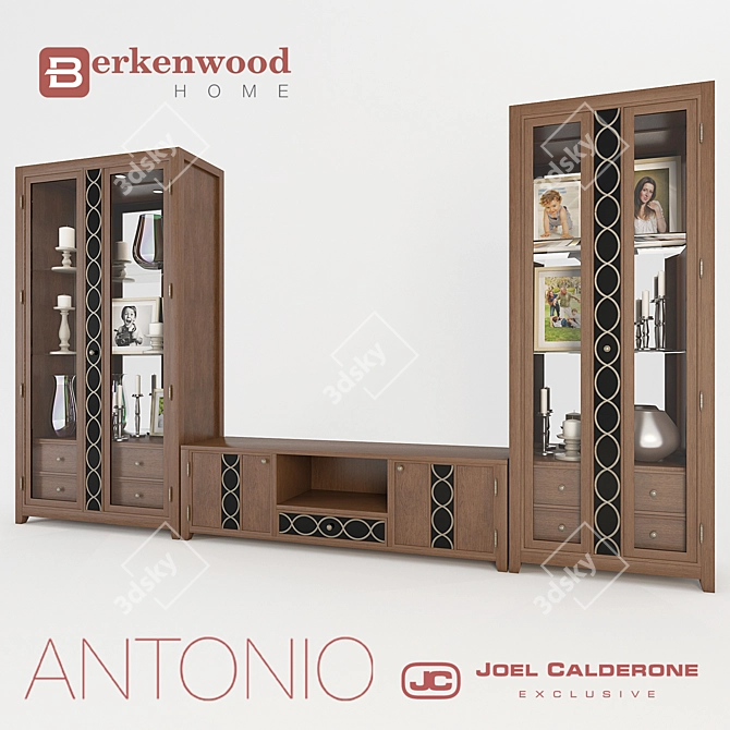 Berkenwood Antonio Dining Set - Complete Collection 3D model image 1