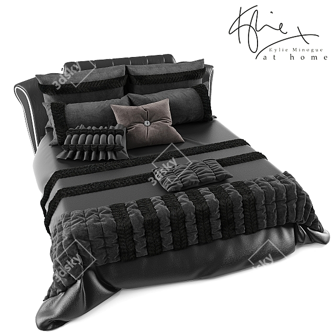 Glamourous Kylie Minogue Bedding 3D model image 1
