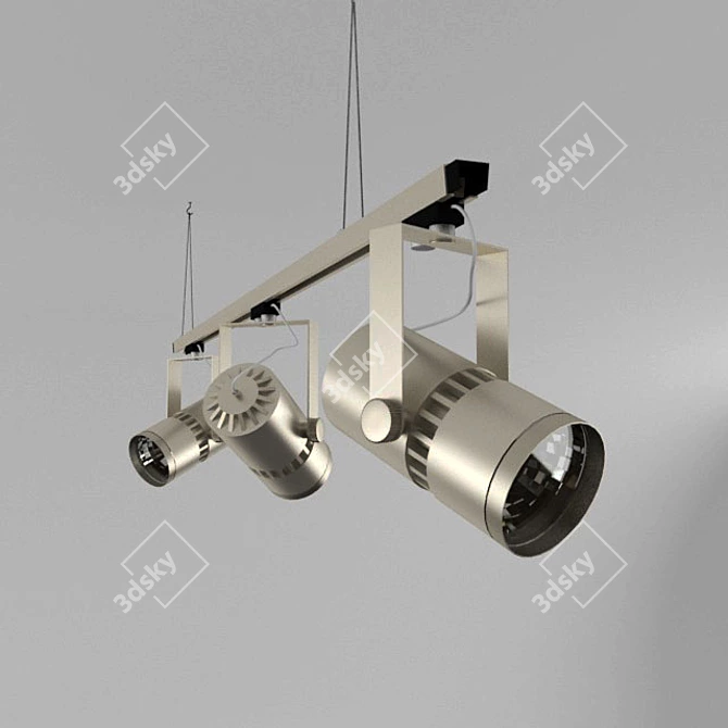 Elegant Boutique Lighting 3D model image 1