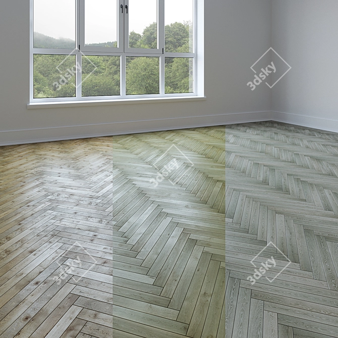 Versatile Wood Flooring Models 3D model image 1