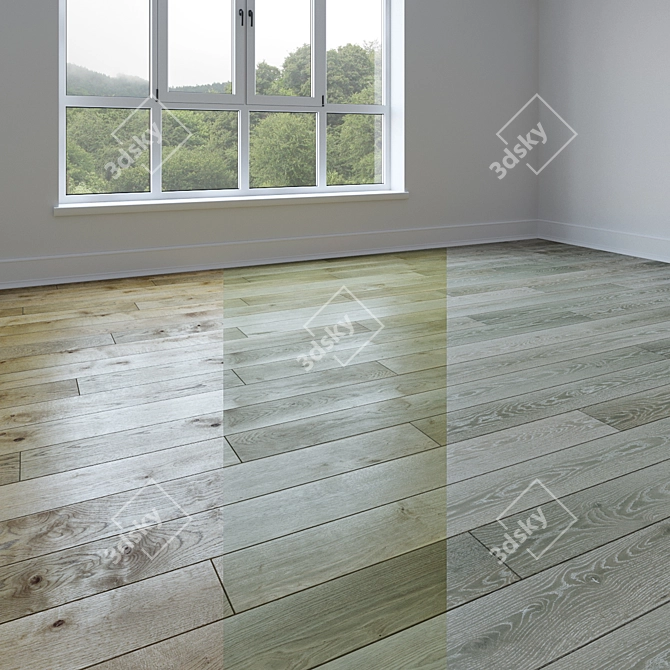 Versatile Wood Flooring Models 3D model image 2