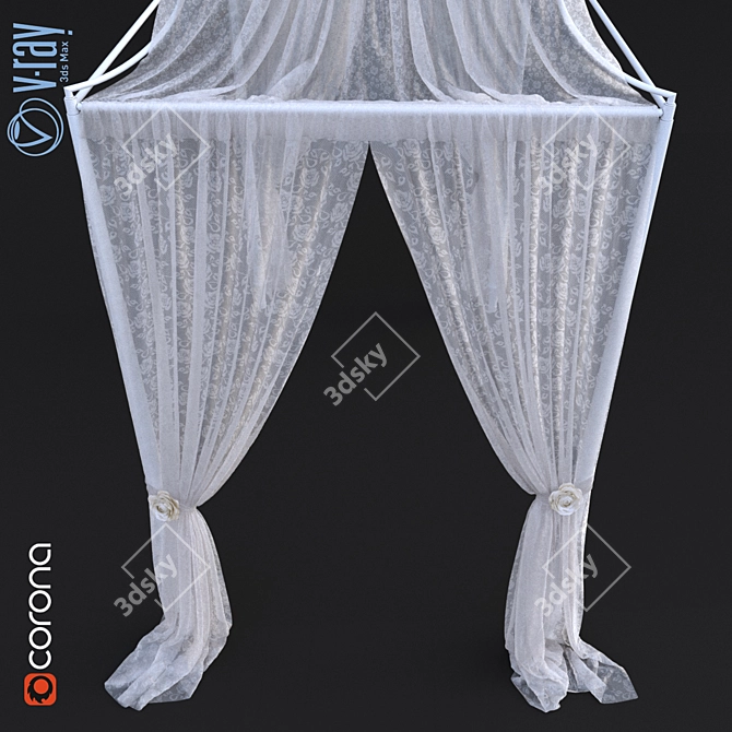 Dreamy Canopy - Perfect for Children's Room 3D model image 2