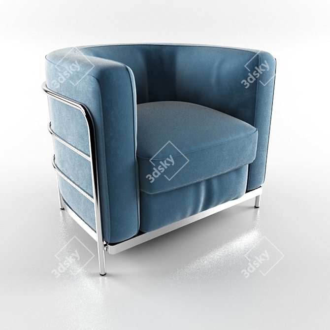 Elegant Zanotta Sofa: Perfect Comfort 3D model image 1