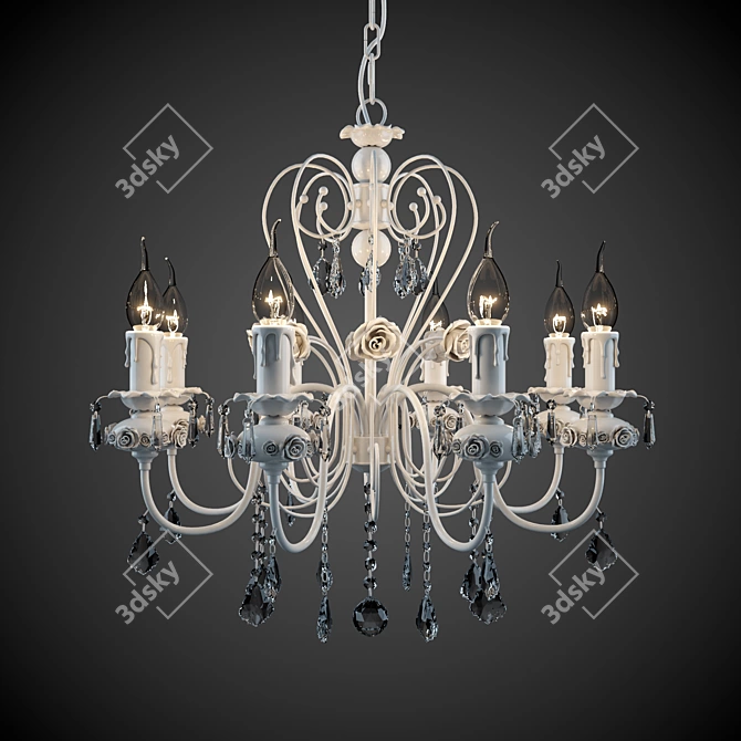Classic Beauty Chandelier by Donolux 3D model image 1